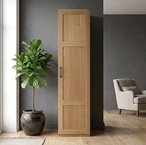 Tall rustic kitchen cupboard - kitchen,