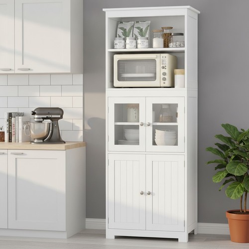 White freestanding kitchen - white,