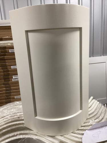 Convex curved solid wood - convex, cream