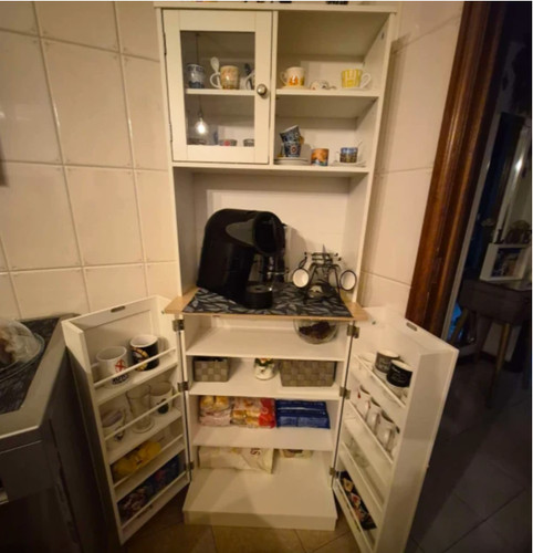 White kitchen pantry - kitchen,