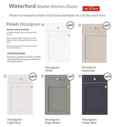 Waterford woodgrain shaker - waterford,