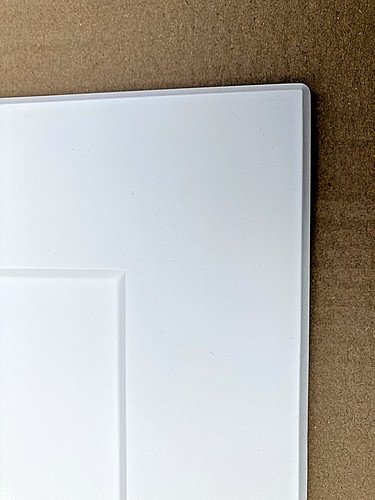Kitchen matt white - vinyl, mdf